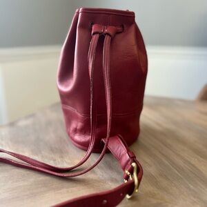 Vintage Coach Red Bixby Sling 9984